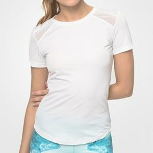 Just Liv White Inferno Performance Tee